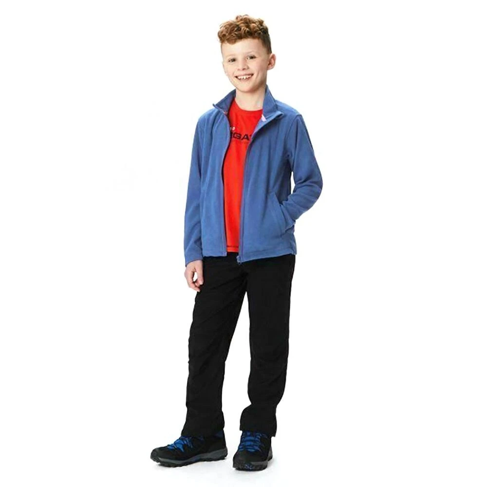Regatta Childrens/Kids Brigade II Micro Fleece Jacket (Black) - Image 16