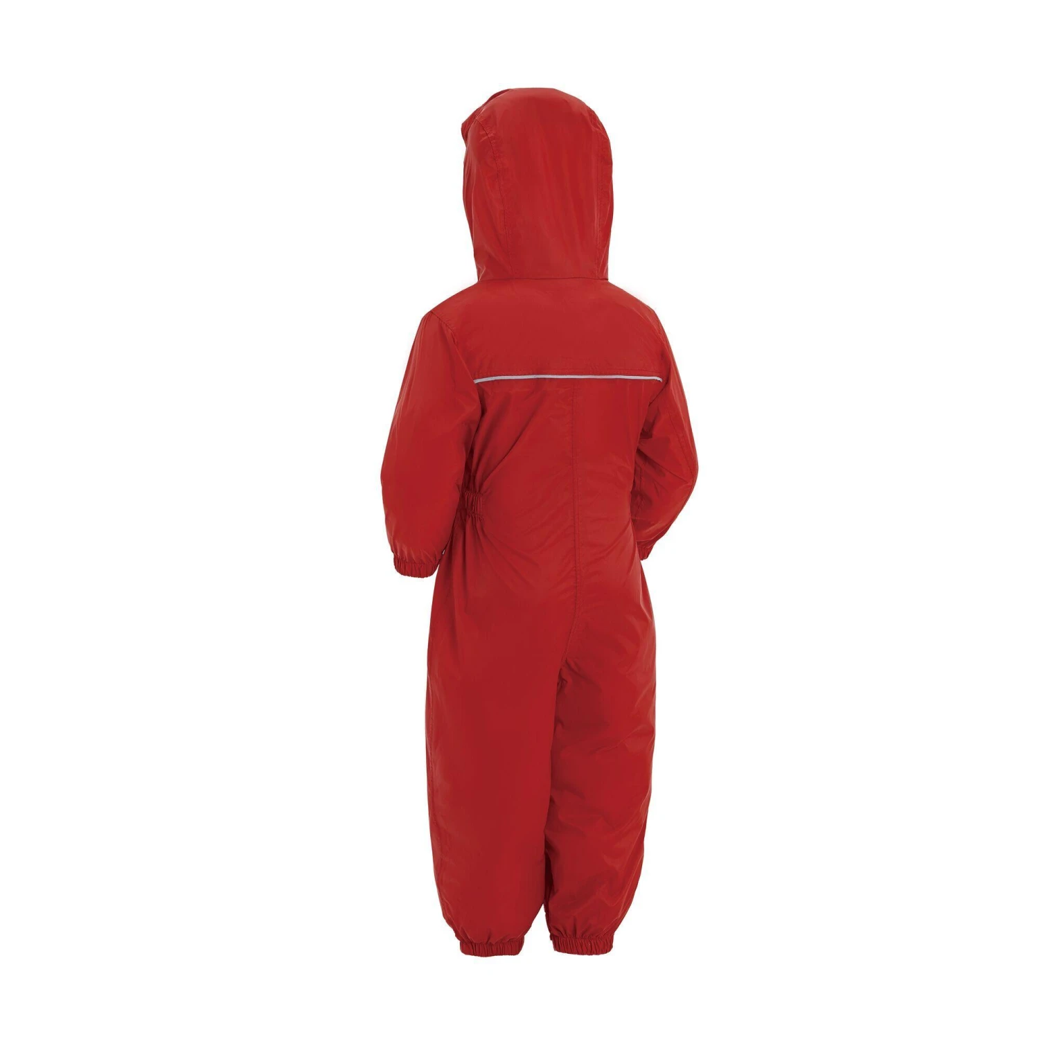 Regatta Great Outdoors Childrens Toddlers Puddle IV Waterproof Rainsuit (Pepper) - Image 2