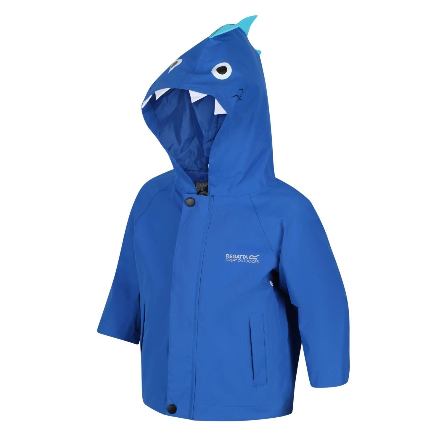 Regatta Childrens/Kids Shark Waterproof Jacket (Blue) - Image 4