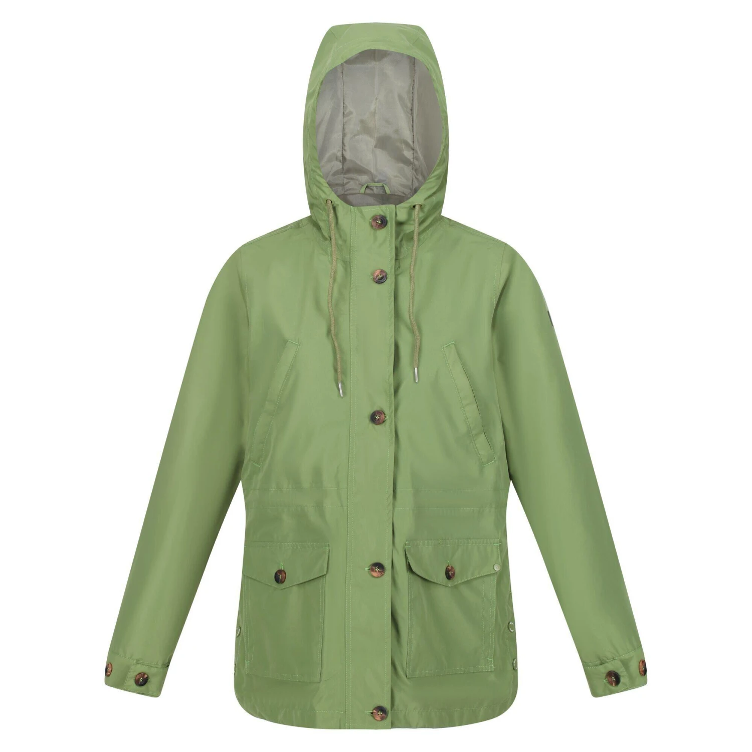 Regatta Womens/Ladies Nahla Waterproof Jacket (Green Fields)