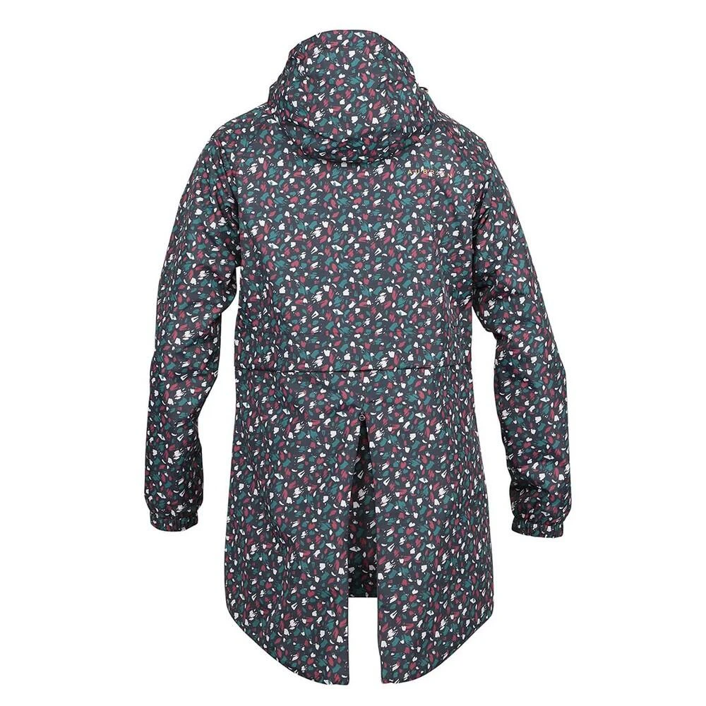 Womens/Ladies Aubrion Hackney Waterproof Jacket (Green/Burgundy) - Image 3