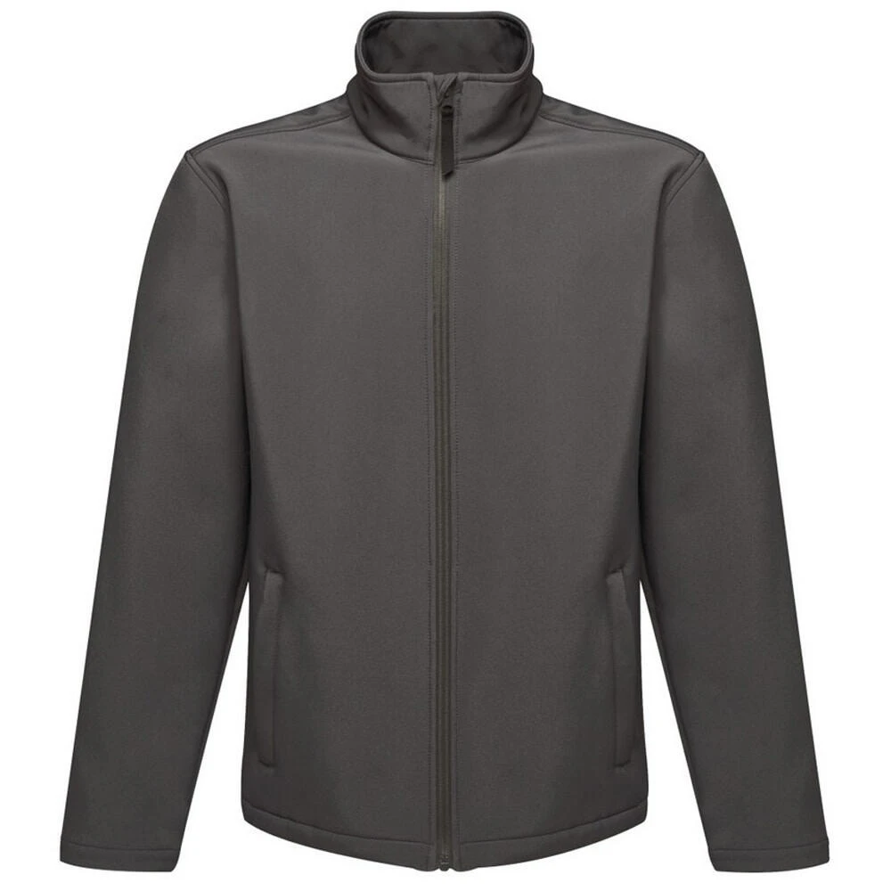 Regatta Reid Mens Softshell Wind Resistant Water Repellent Jacket (Black) - Image 10