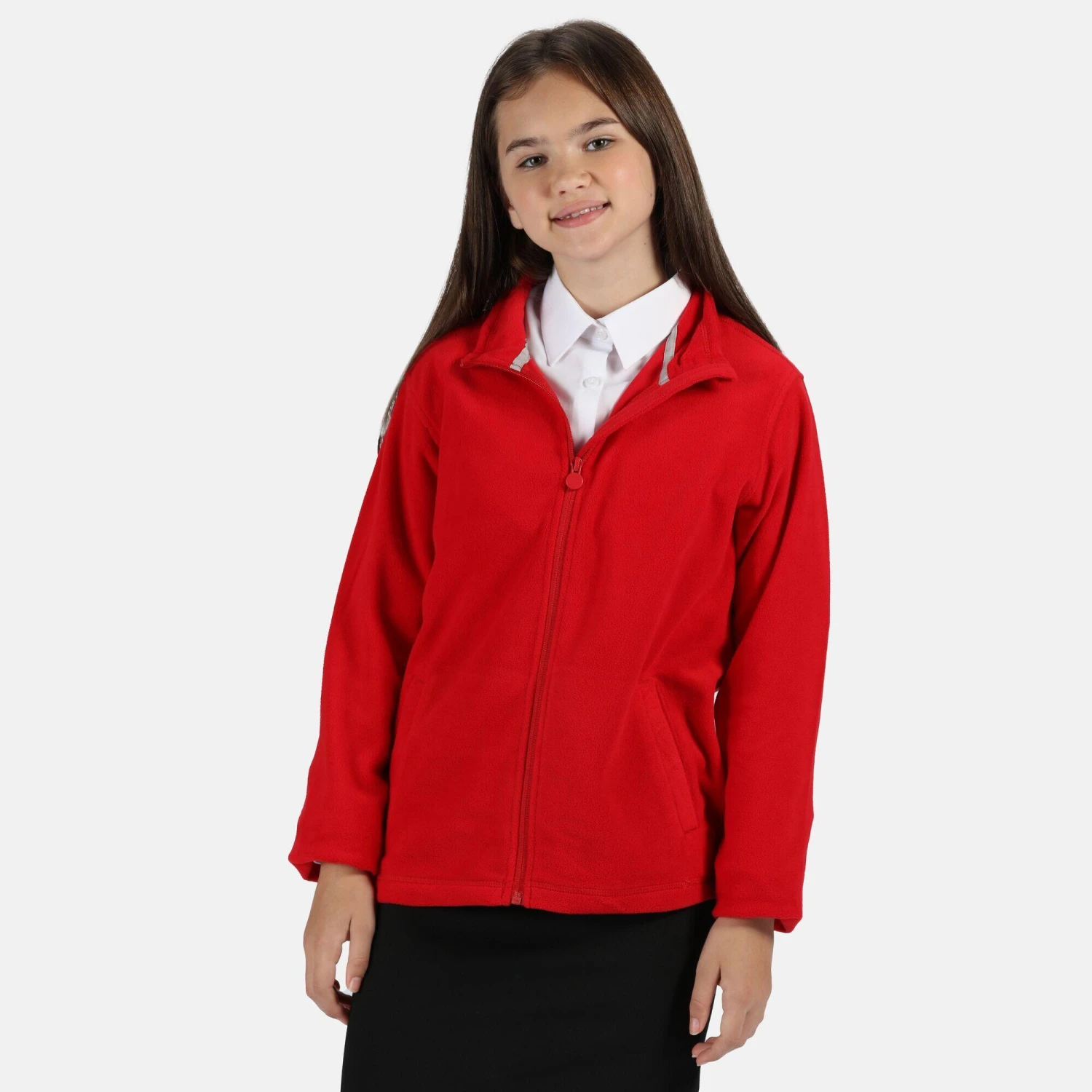 Regatta Childrens/Kids Brigade II Micro Fleece Jacket (Black) - Image 7