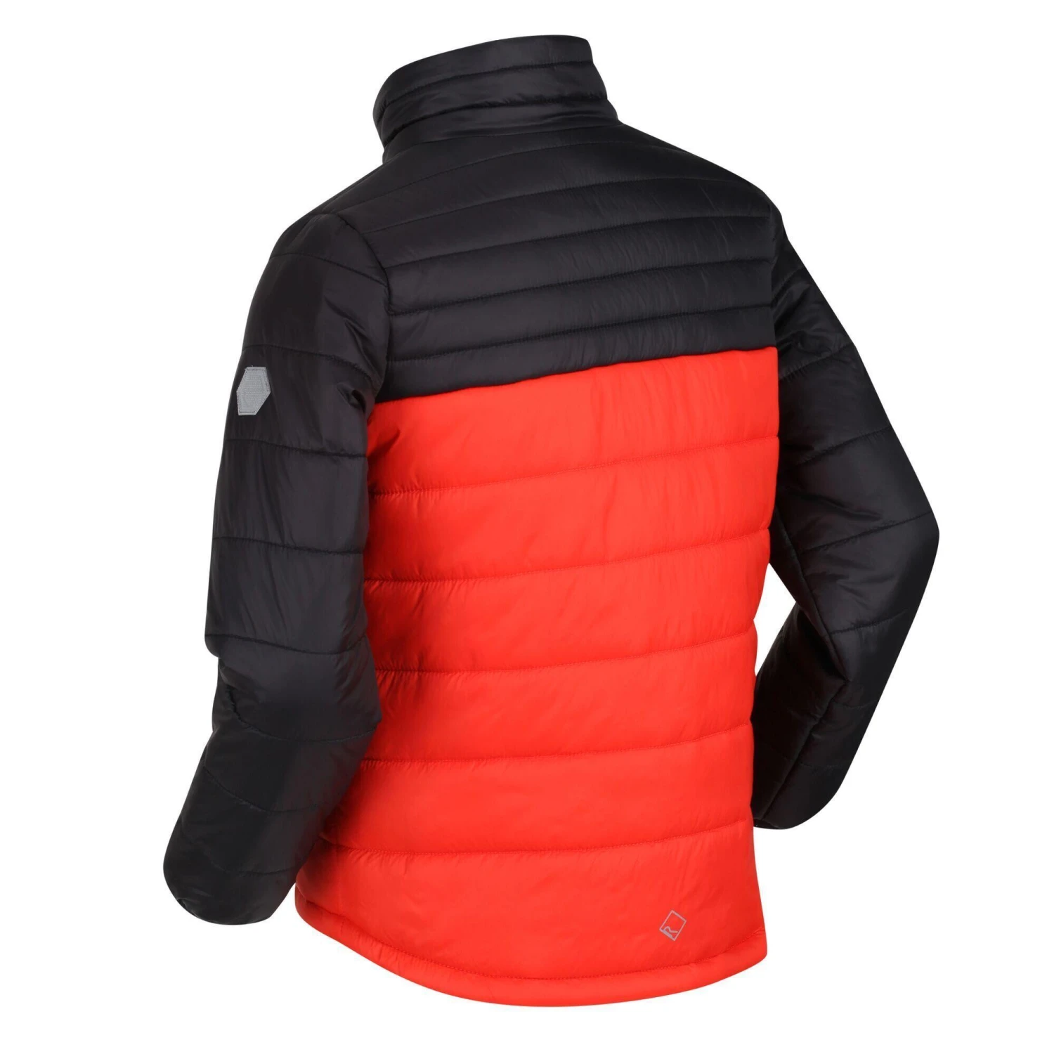 Regatta Childrens/Kids Freezeway III Insulated Padded Jacket (Cajun Orange/Black) - Image 3