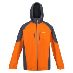Regatta Mens Calderdale IV Waterproof Softshell Hooded Walking Jacket (Fox/India Grey)