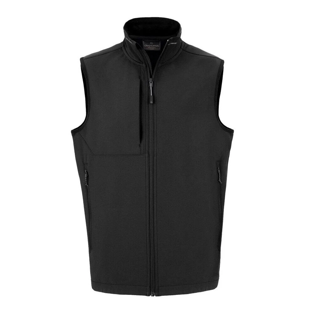 Craghoppers Mens Expert Basecamp Softshell Gilet (Black)