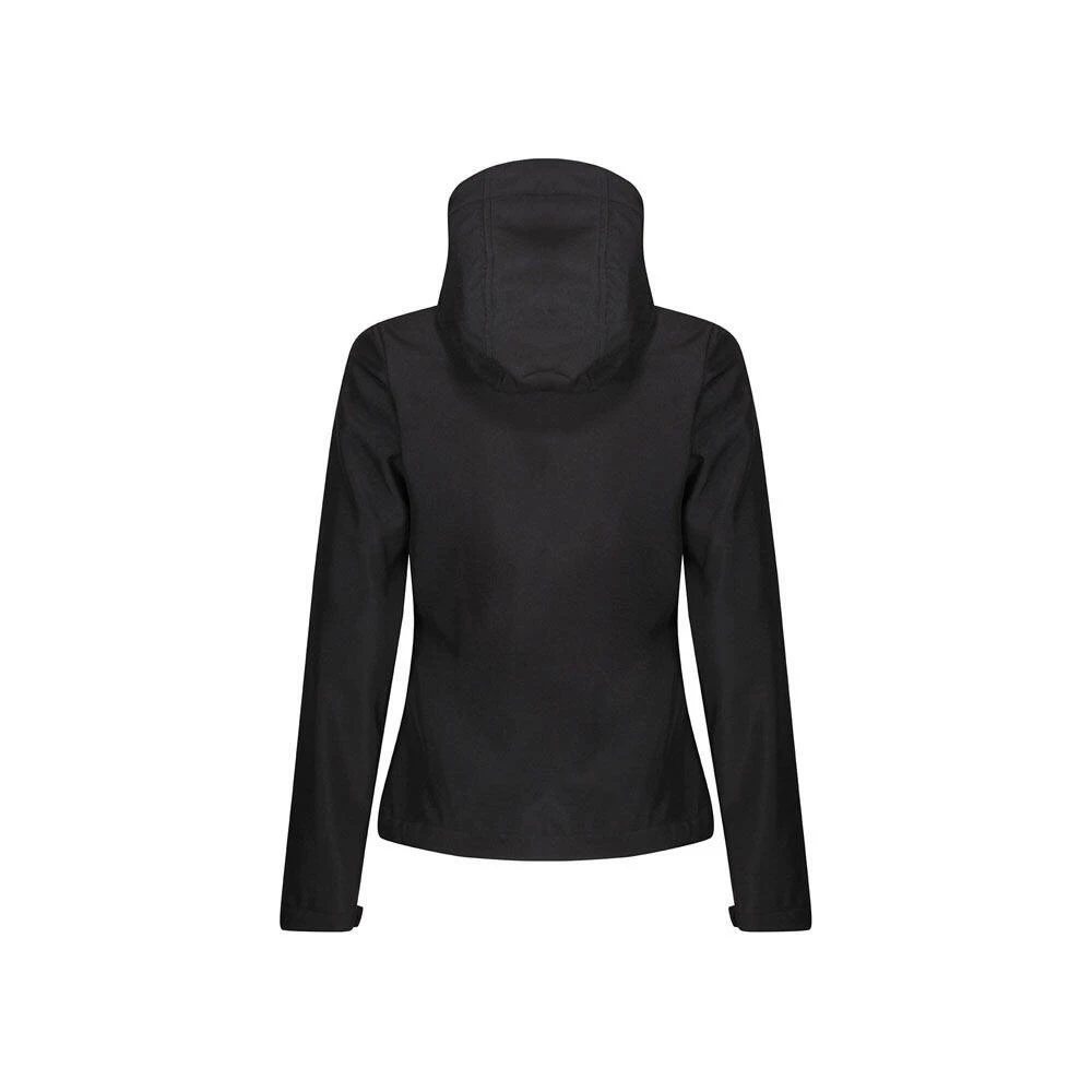 Regatta Womens/Ladies Venturer Hooded Soft Shell Jacket (Black) - Image 2