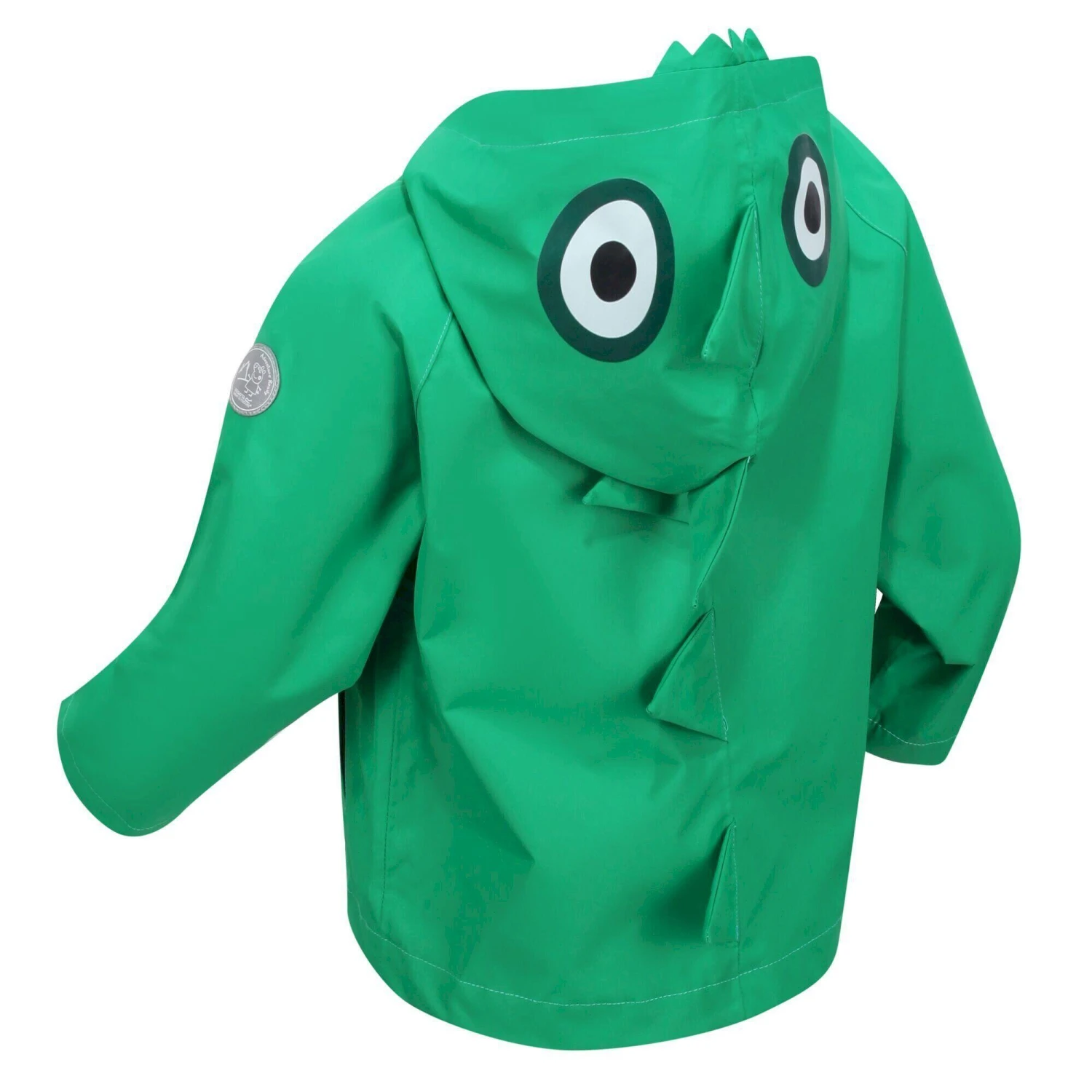Regatta Childrens/Kids Peppa Pig Dinosaur Summer Waterproof Jacket (Jellybean Green) - Image 2