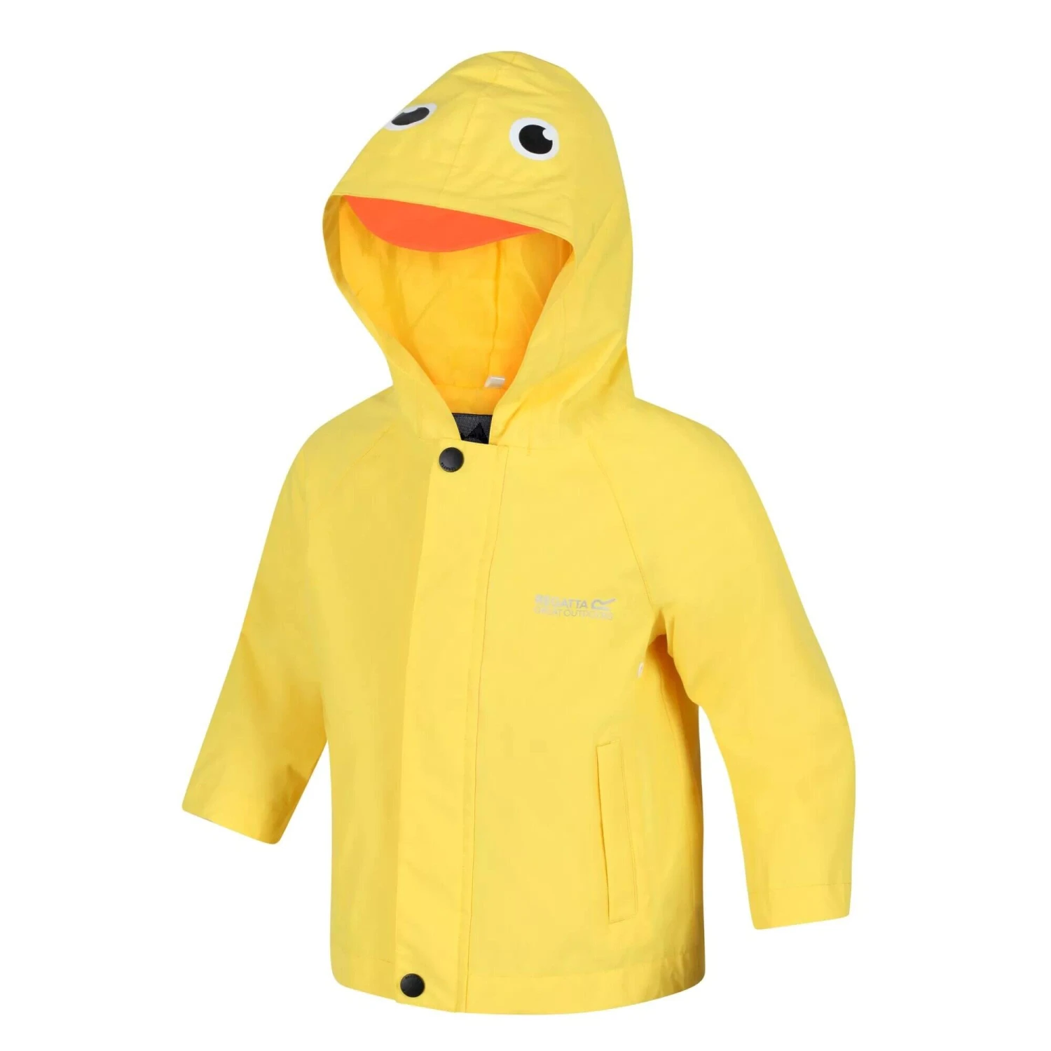 Regatta Childrens/Kids Duck Waterproof Jacket (Bright Yellow) - Image 3