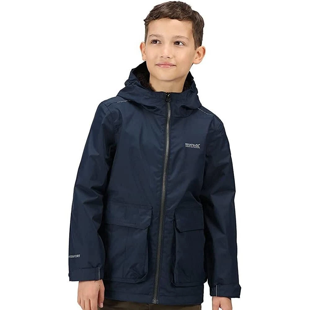 Regatta Childrens/Kids Salman Insulated Waterproof Jacket (Black) - Image 6