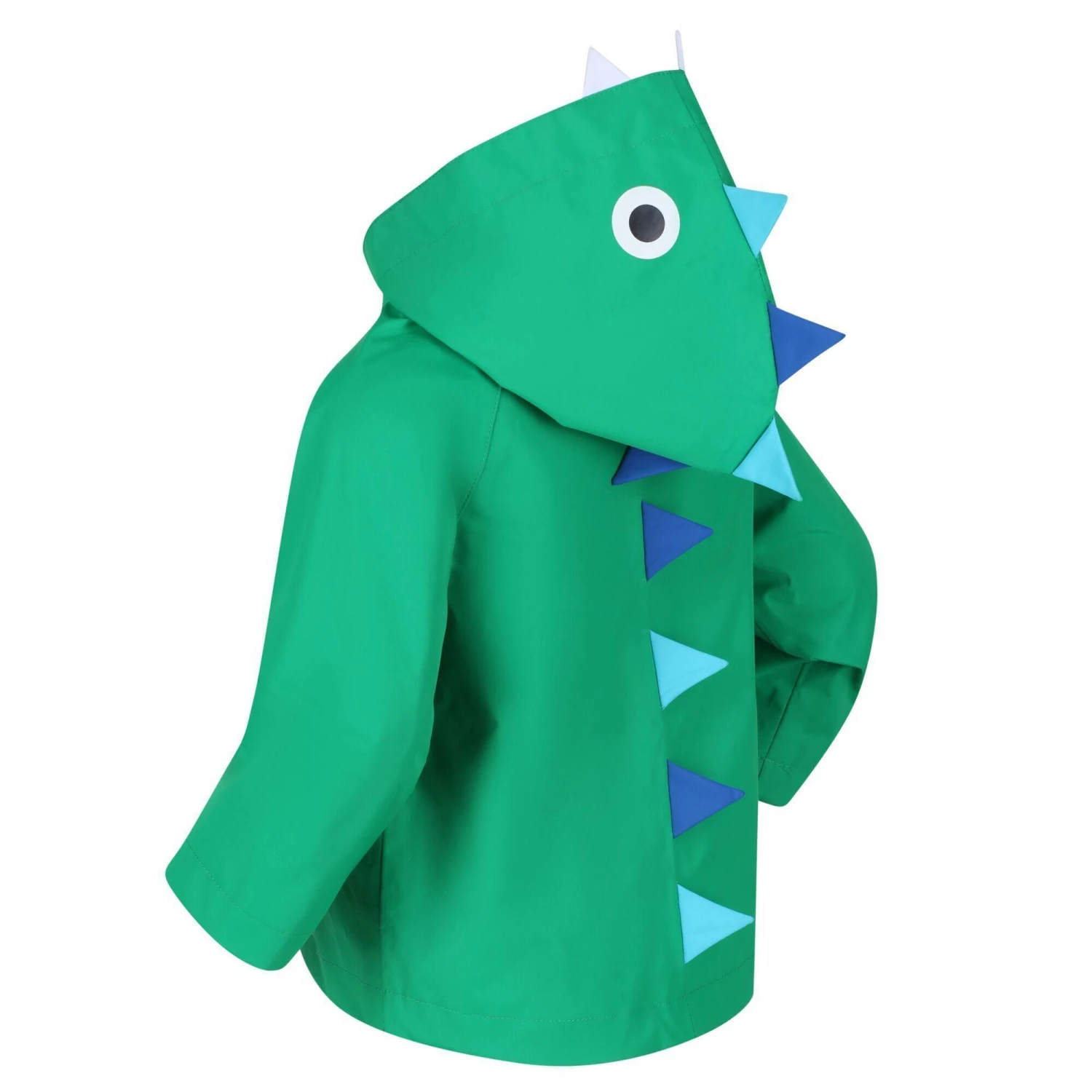 Regatta Childrens/Kids Dinosaur Waterproof Jacket (Green) - Image 3