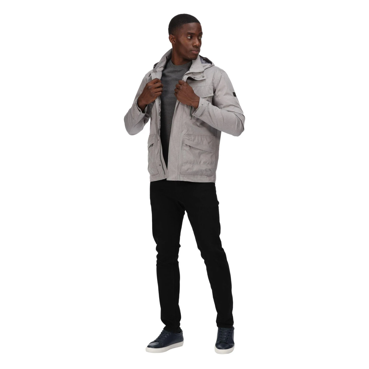 Regatta Mens Makai Waterproof Jacket (Black) - Image 9