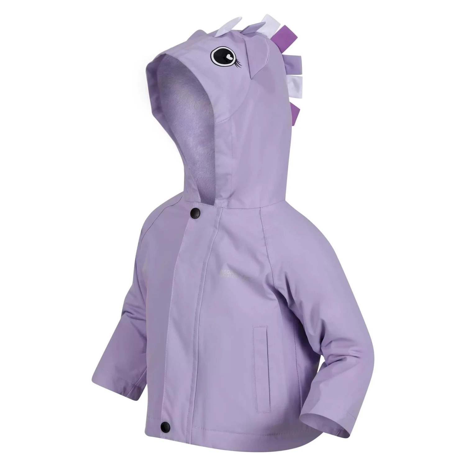 Regatta Childrens/Kids Unicorn Waterproof Jacket (Pansy) - Image 3