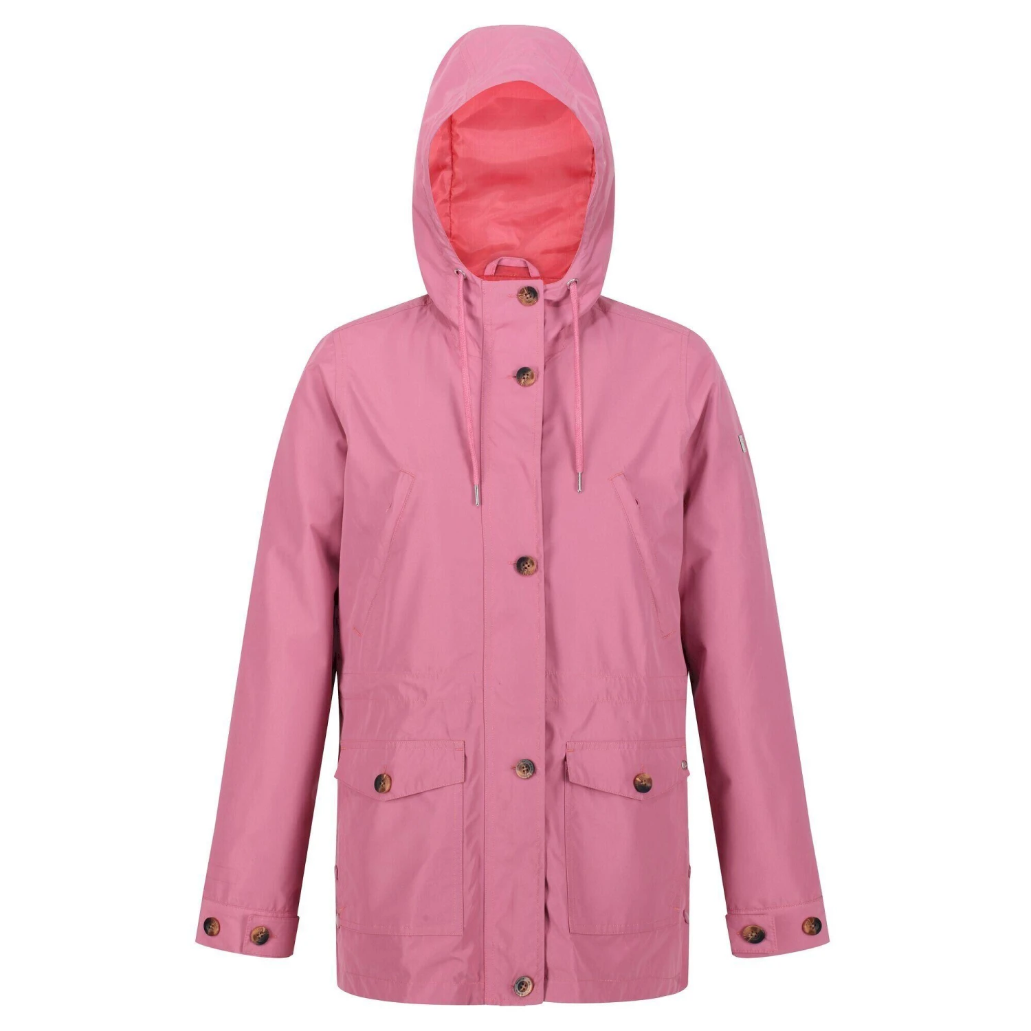 Regatta Womens/Ladies Nahla Waterproof Jacket (Green Fields) - Image 6