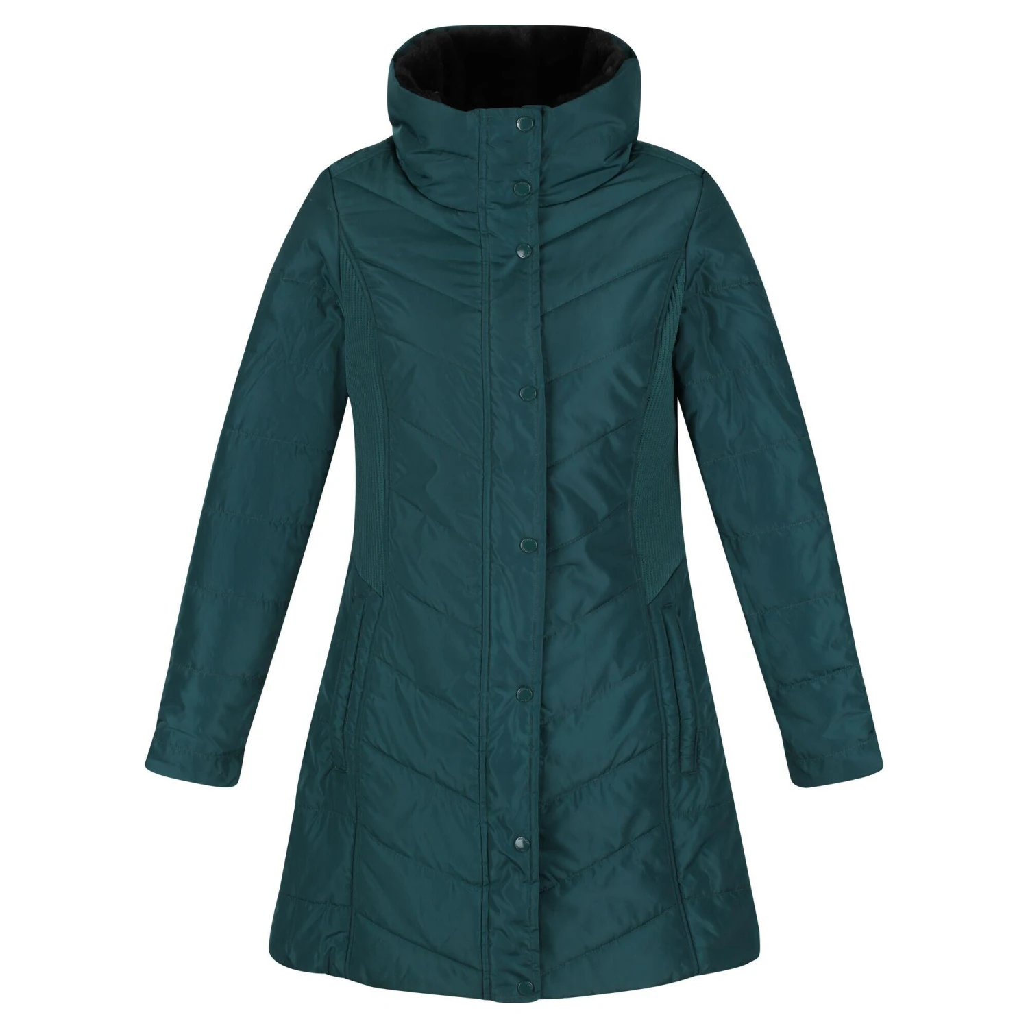 Regatta Womens/Ladies Parthenia Rochelle Humes Insulated Parka (Black) - Image 5