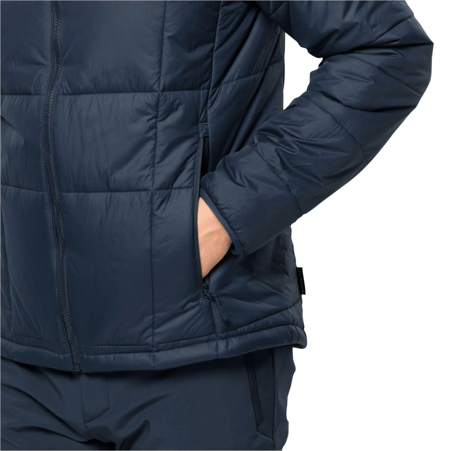 Jack Wolfskin Bergland Insulated Mens Jacket Night Blue - Image 3