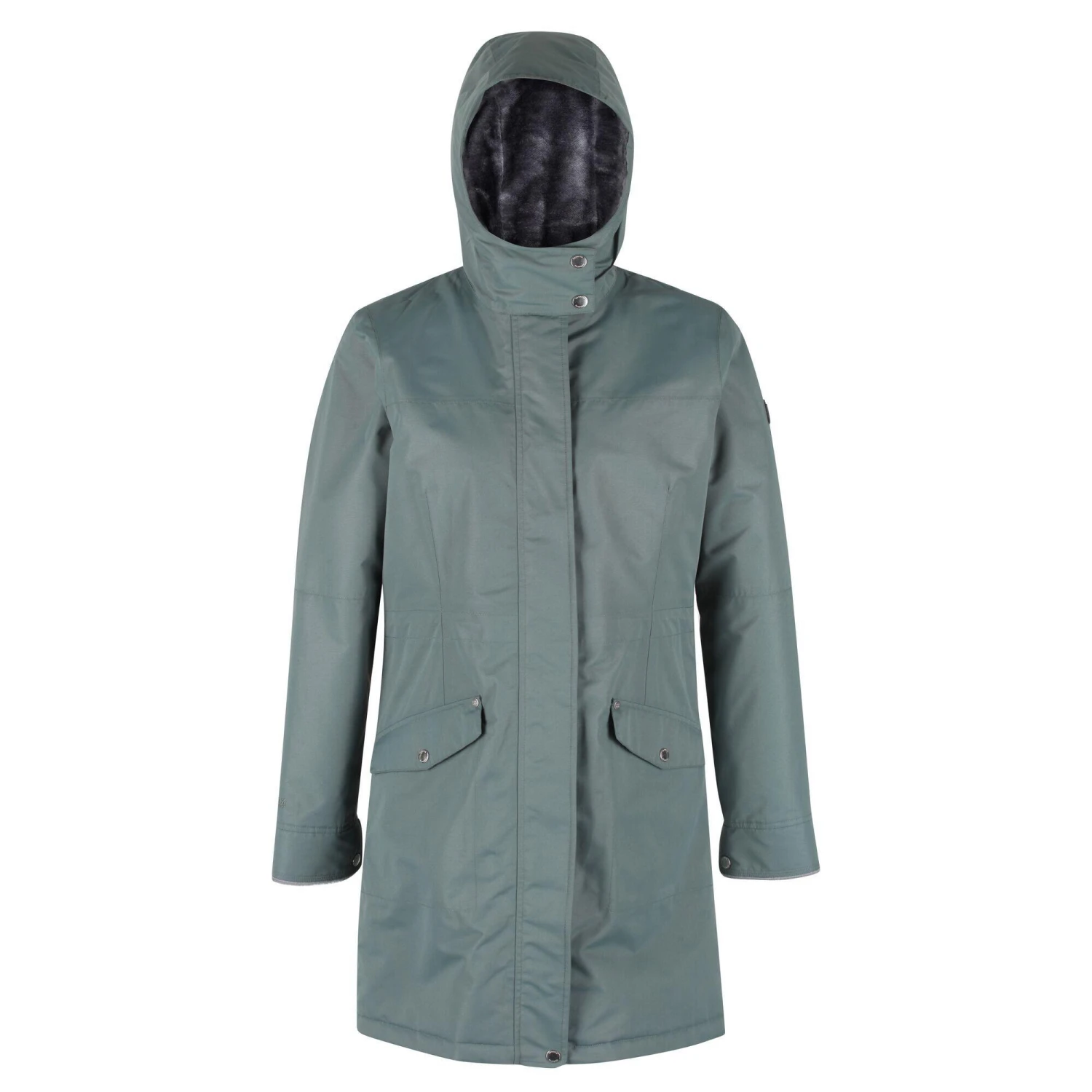 Regatta Womens/Ladies Rimona Hooded Waterproof Jacket (Black) - Image 14