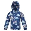 Regatta Childrens/Kids Penguin Peppa Pig Packaway Waterproof Jacket (Space Blue/Arctic