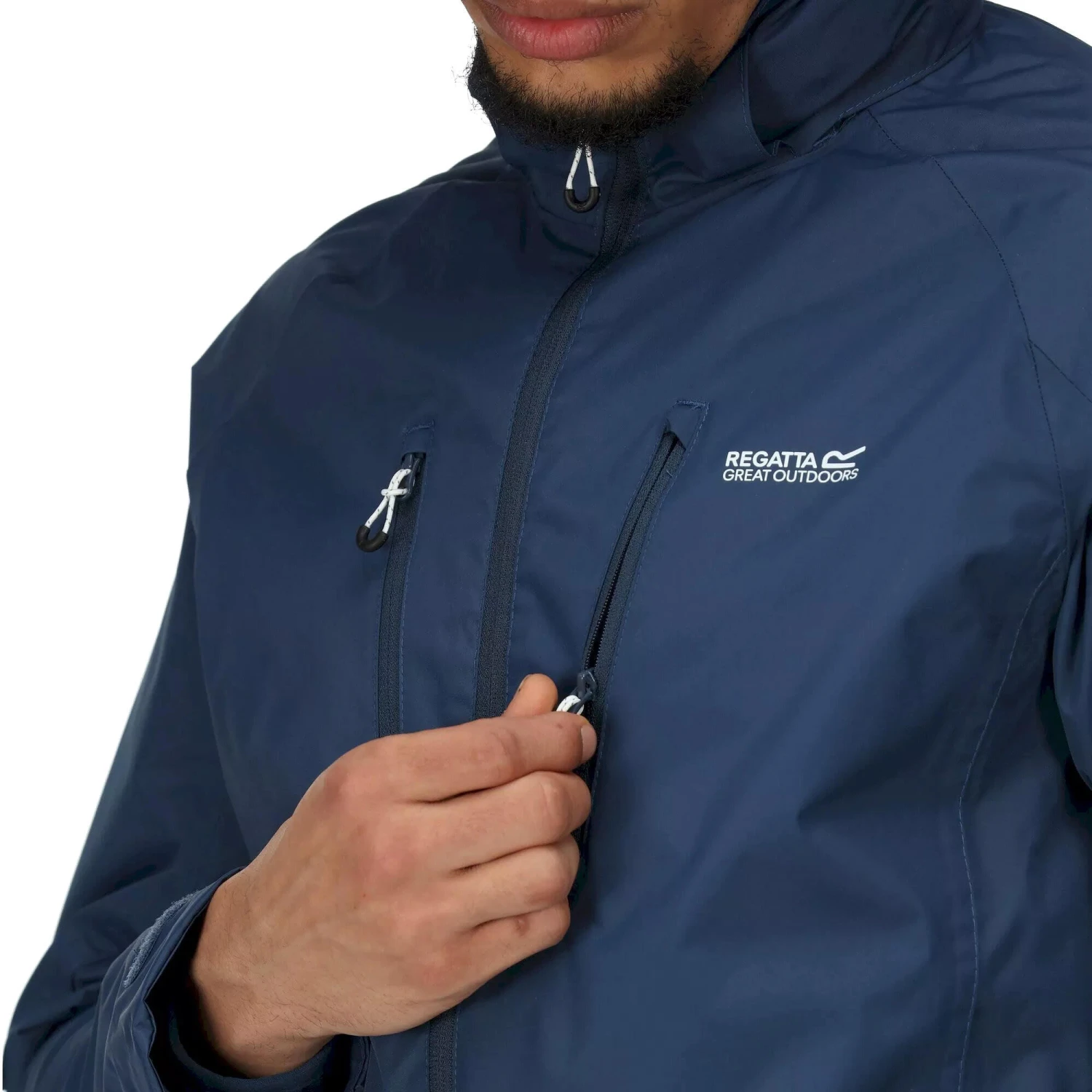 Regatta Mens Calderdale IV Waterproof Softshell Hooded Walking Jacket (Fox/India Grey) - Image 15