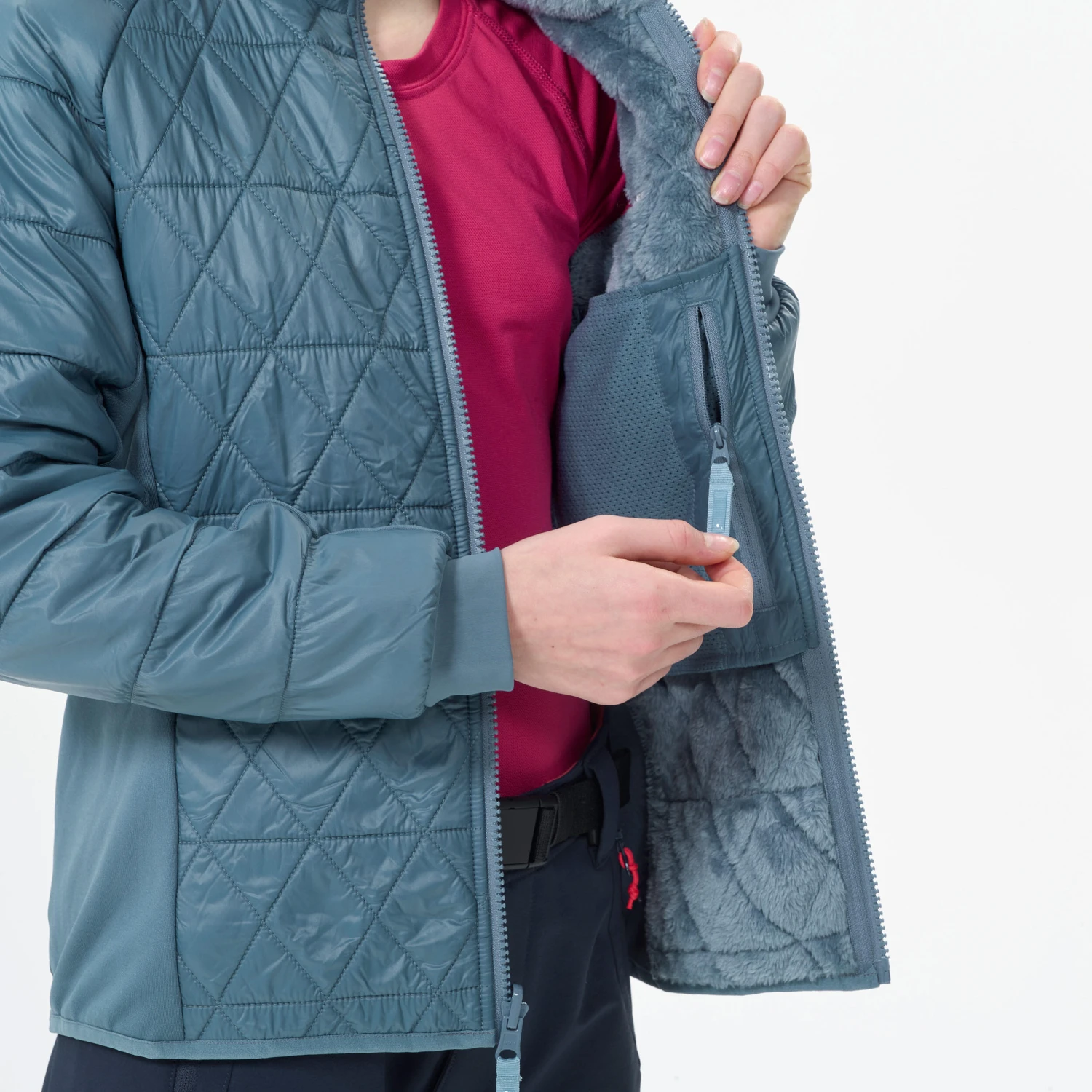 Quechua KIDS’ WARM AND WATERPROOF 3-in-1 HIKING JACKET - SH500 MT -10°C - 7 - Image 10