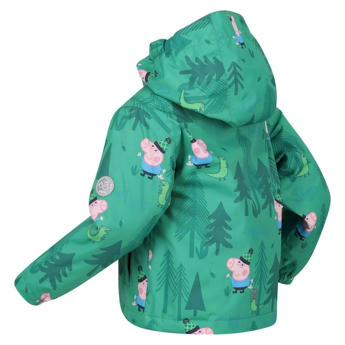 Regatta Childrens/Kids Muddy Puddle Dinosaur Peppa Pig Waterproof Jacket (Jellybean - Image 4