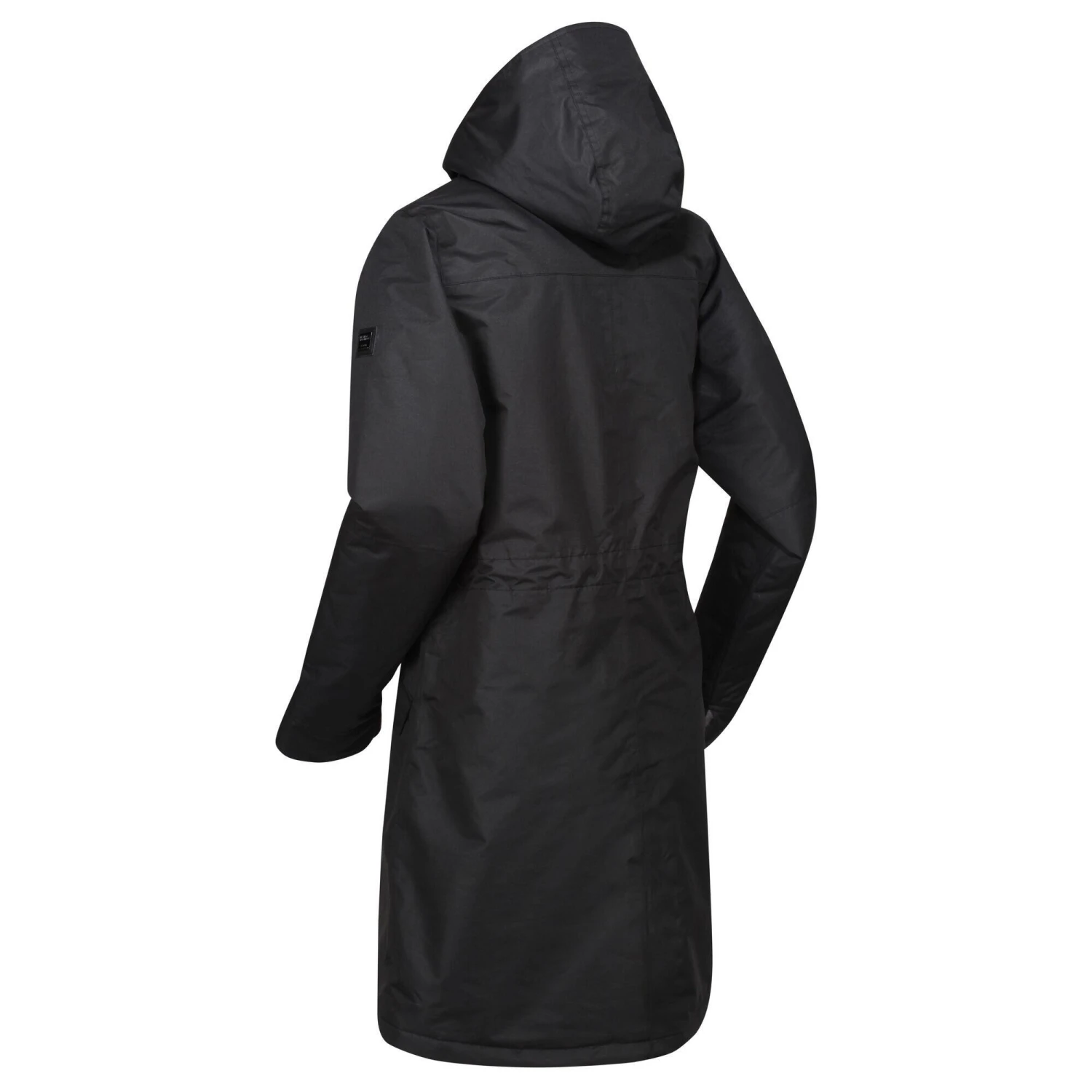 Regatta Womens/Ladies Rimona Hooded Waterproof Jacket (Black) - Image 3