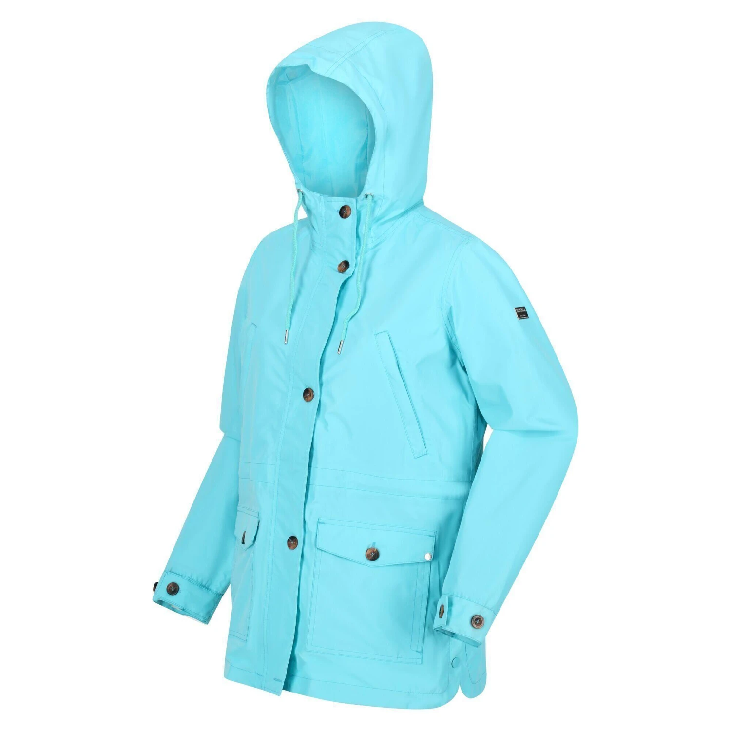 Regatta Womens/Ladies Nahla Waterproof Jacket (Green Fields) - Image 13