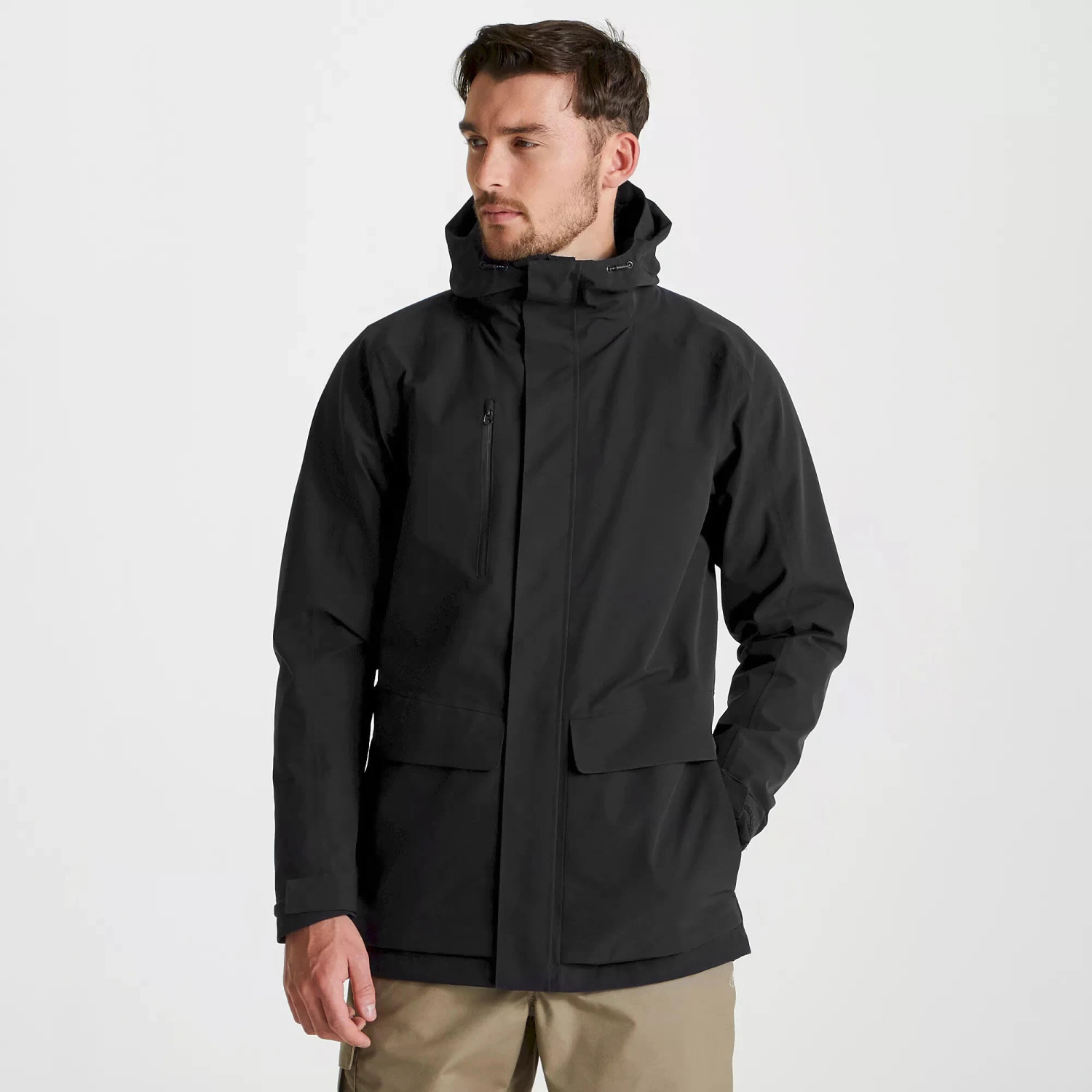 Craghoppers Unisex Adult Expert Kiwi Pro Stretch Waterproof Jacket (Black) - Image 3
