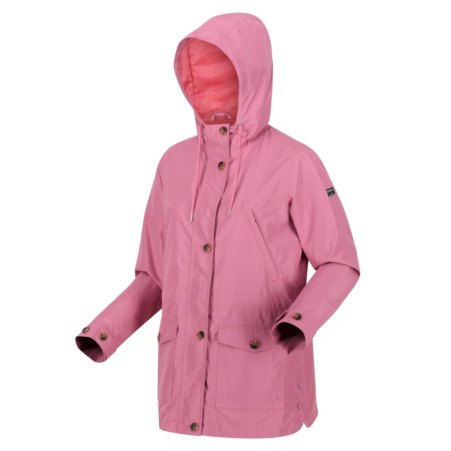 Regatta Womens/Ladies Nahla Waterproof Jacket (Green Fields) - Image 8
