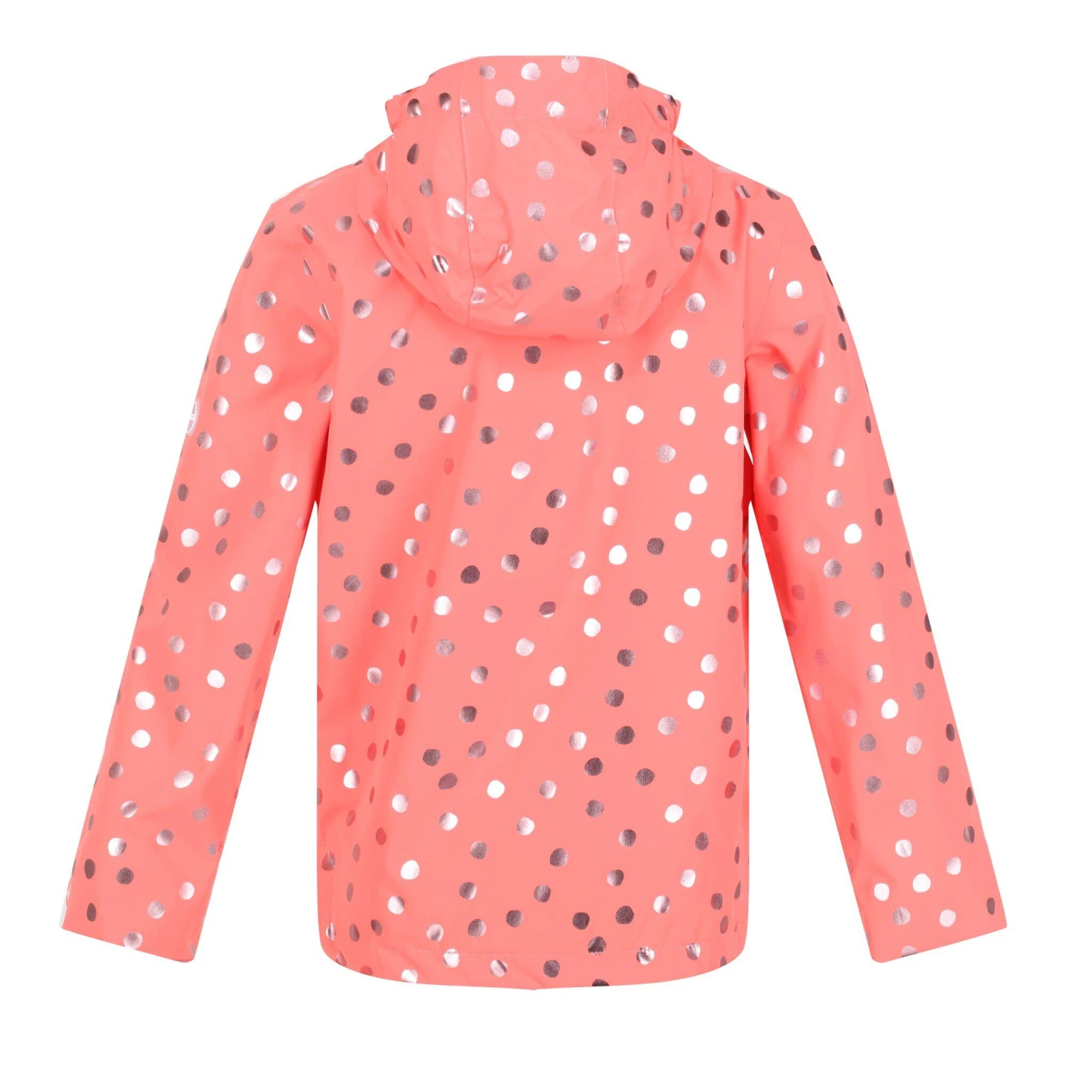 Regatta Childrens/Kids Belladonna Waterproof Jacket (Fusion Coral) - Image 2