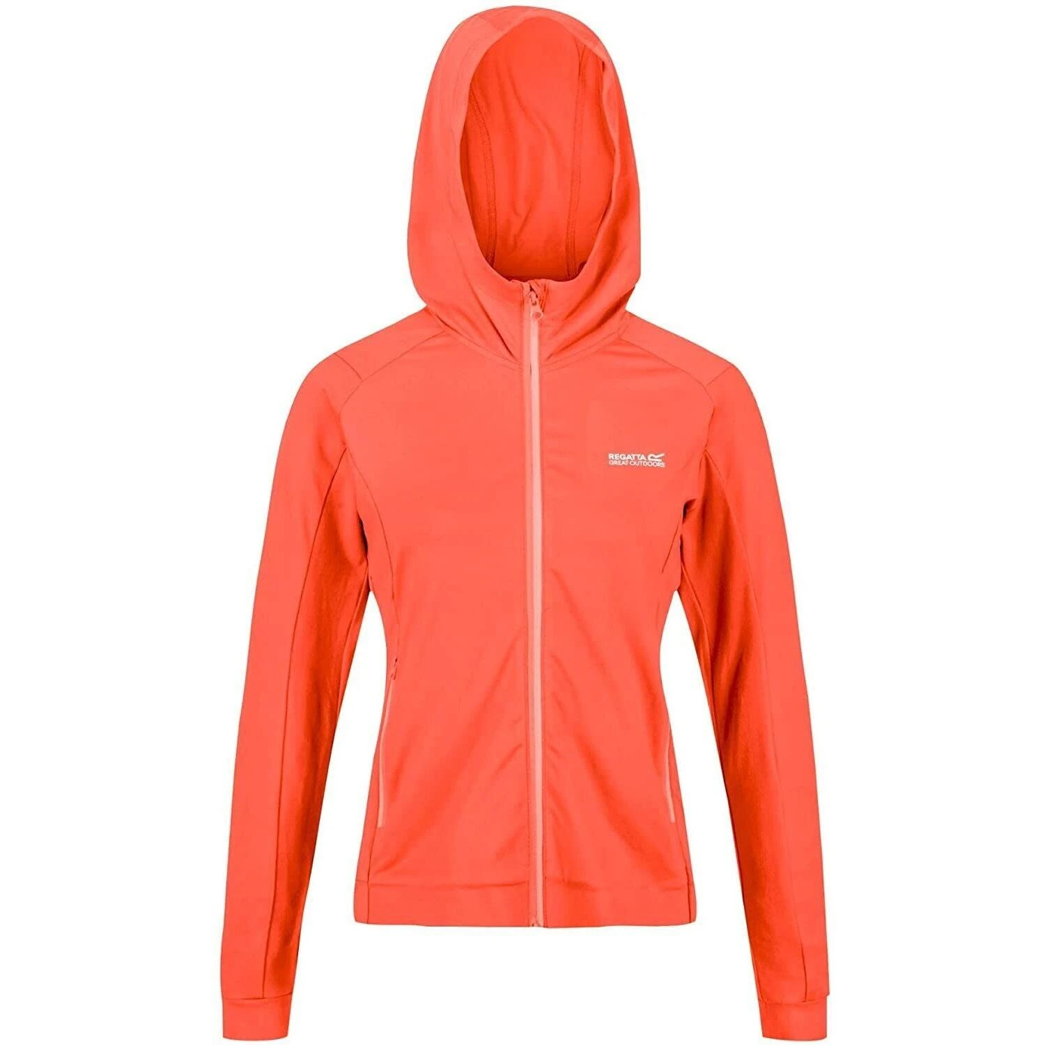 Regatta Womens/Ladies Cuba II Soft Shell Jacket (Neon Peach)