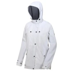 Regatta Womens/Ladies Bertille Waterproof Jacket (White)