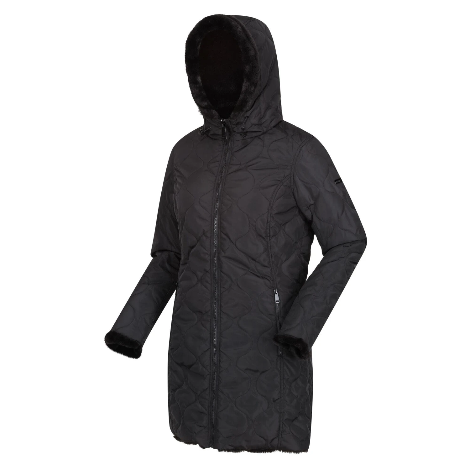Regatta Womens/Ladies Caileigh Reversible Parka (Black) - Image 3