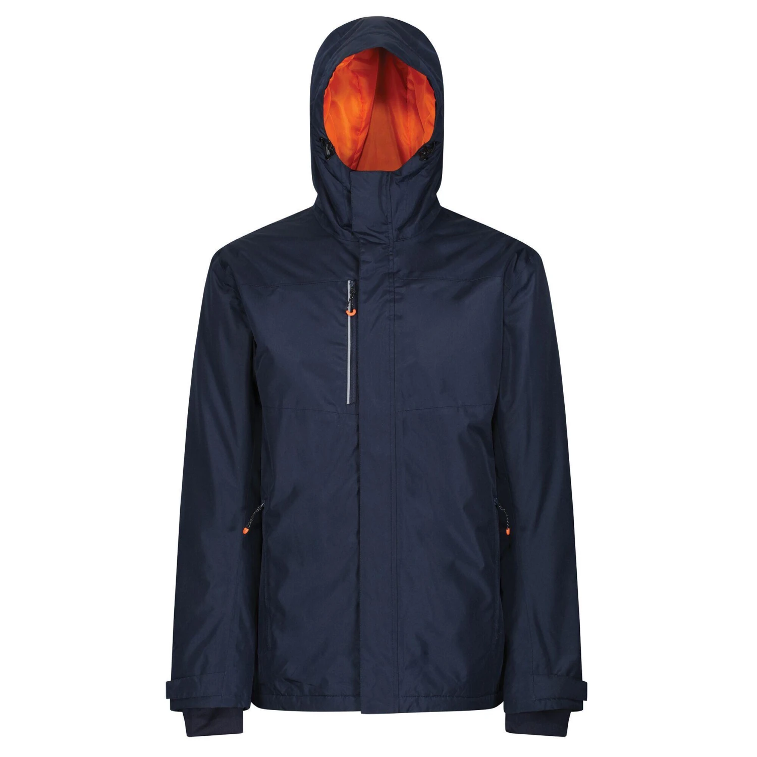 Regatta Mens Thermogen Heated Waterproof Jacket (Navy/Magma Orange)