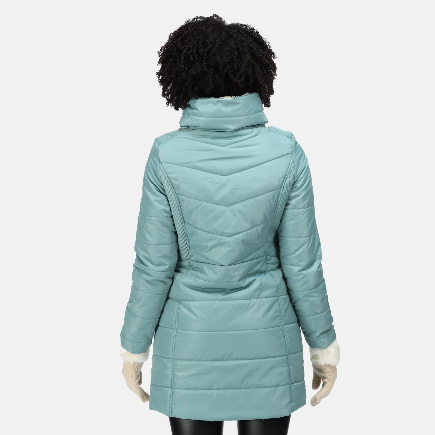 Regatta Womens/Ladies Parthenia Rochelle Humes Insulated Parka (Black) - Image 9