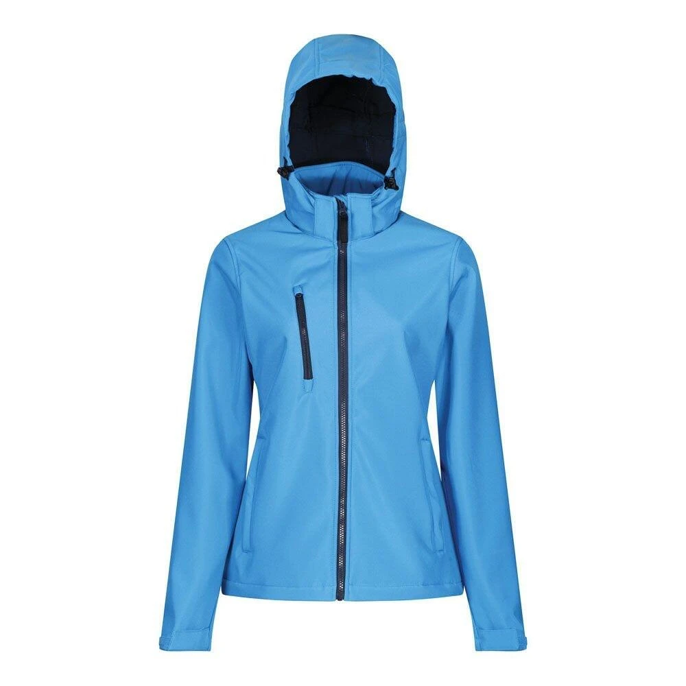 Regatta Womens/Ladies Venturer Hooded Soft Shell Jacket (Black) - Image 18