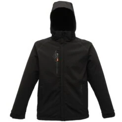 Regatta Mens XPro Repeller Softshell Jacket (water Repellent) (Black)