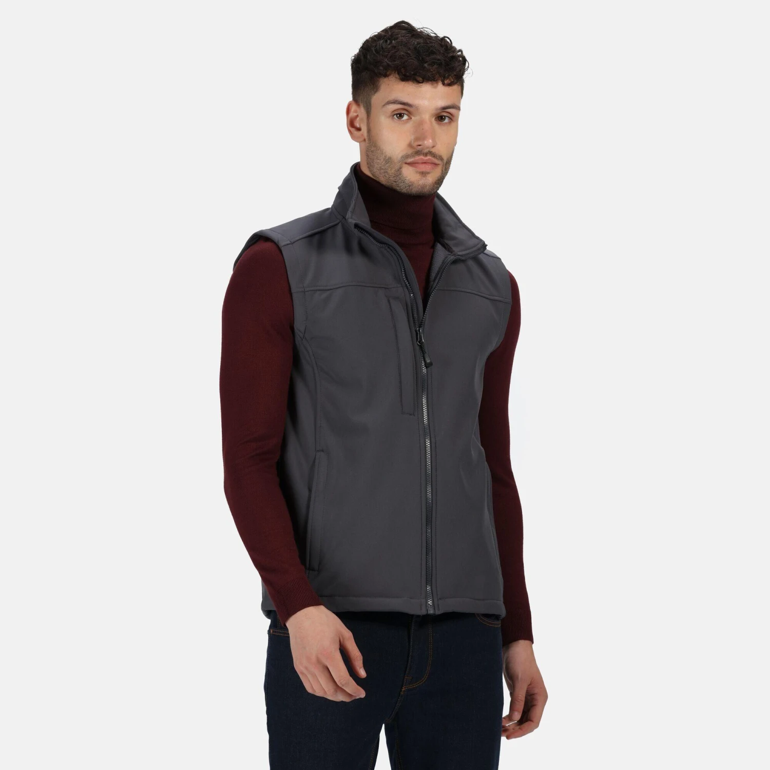 Regatta Mens Flux Softshell Bodywarmer / Sleeveless Jacket (Water Repellent & Wind - Image 12