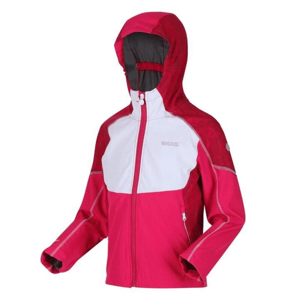 Regatta Childrens/Kids Acidity IV Reflective Hooded Softshell Jacket (Duchess - Image 2