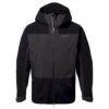 Craghoppers Mens Gryffin Contrast Panel Waterproof Jacket (Black/Black Pepper)