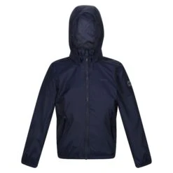 Regatta Childrens/Kids Catkin Waterproof Jacket (Navy)