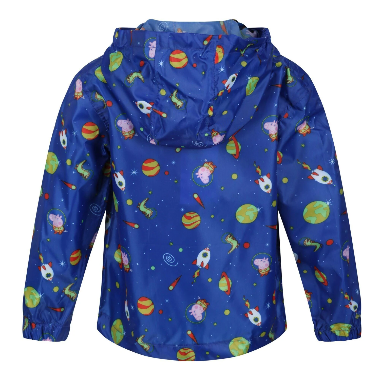 Regatta Childrens/Kids Peppa Pig Cosmic Packaway Raincoat (Surf Spray) - Image 2