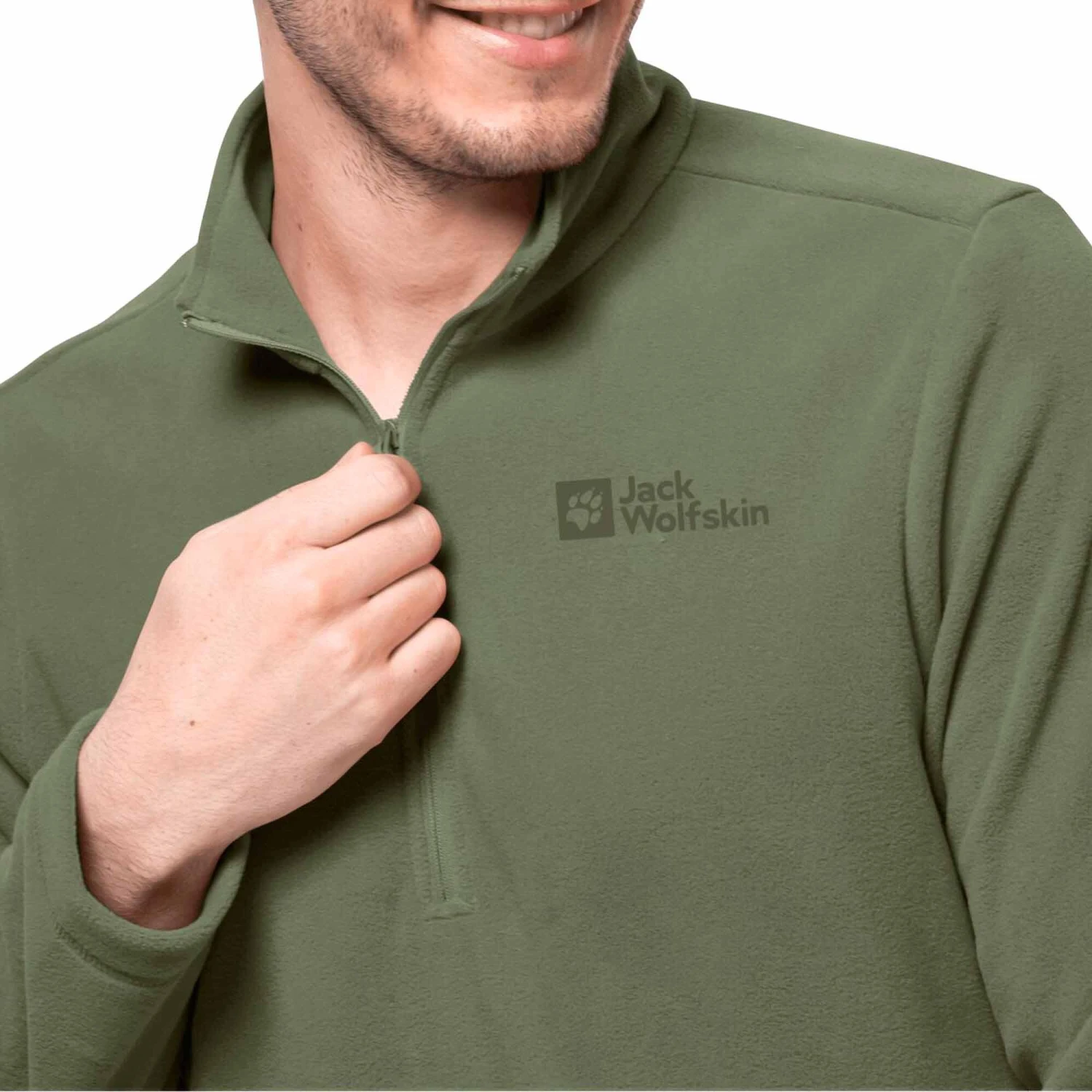 Jack Wolfskin Taunus 1/2 Zip Mens Fleece Jacket - Image 4