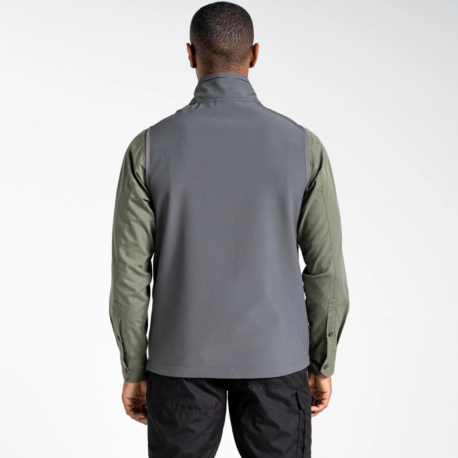 Craghoppers Mens Expert Basecamp Softshell Body Warmer (Black) - Image 10