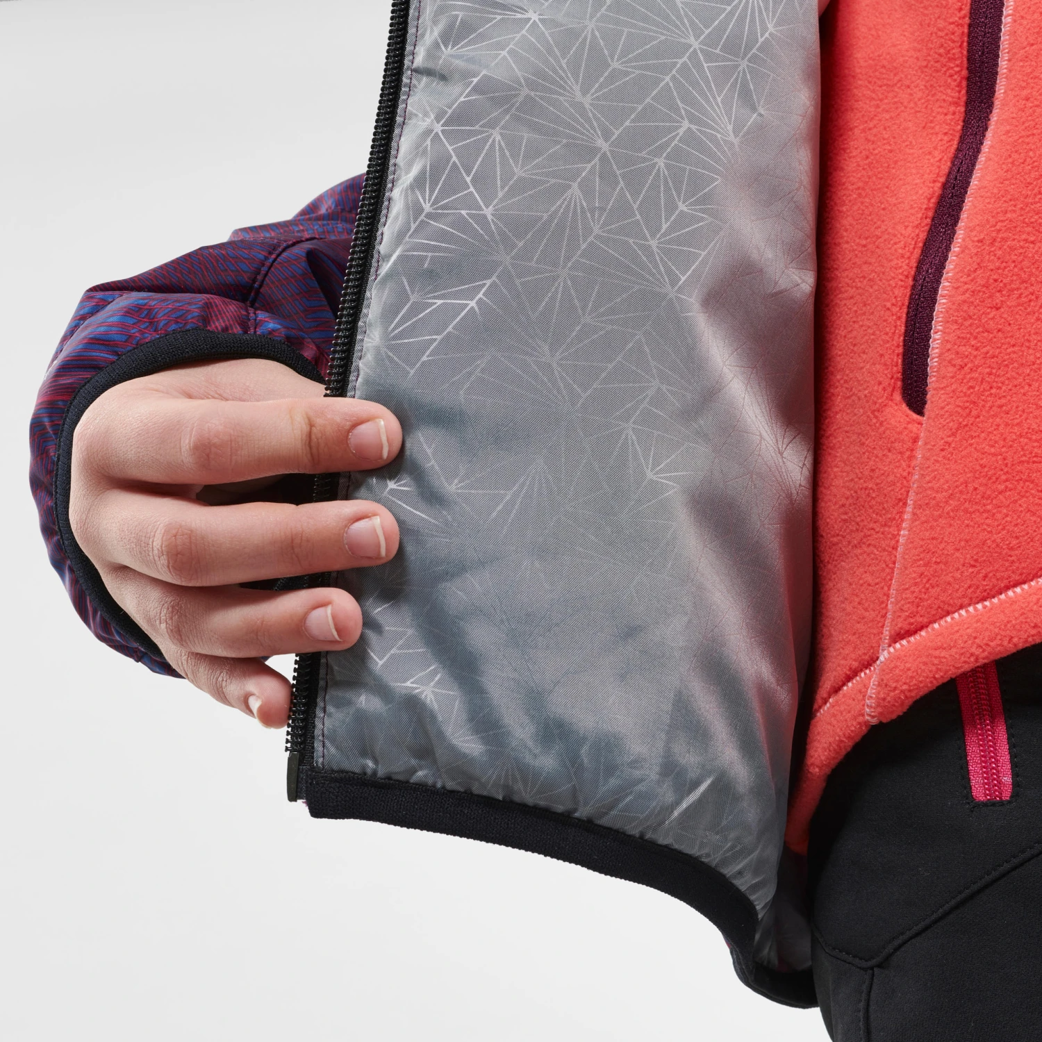 Quechua Kids’ Padded Hiking Jacket MH500 7 - Image 7