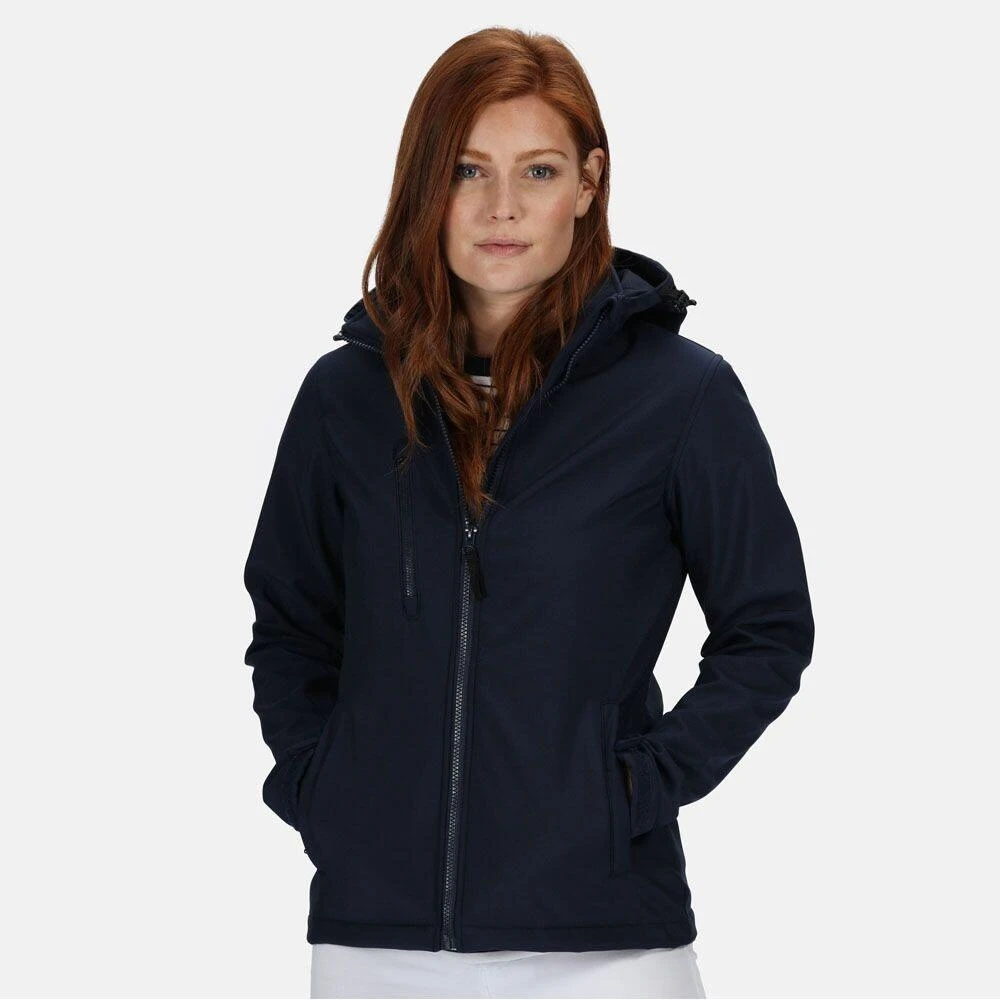 Regatta Womens/Ladies Venturer Hooded Soft Shell Jacket (Black) - Image 11