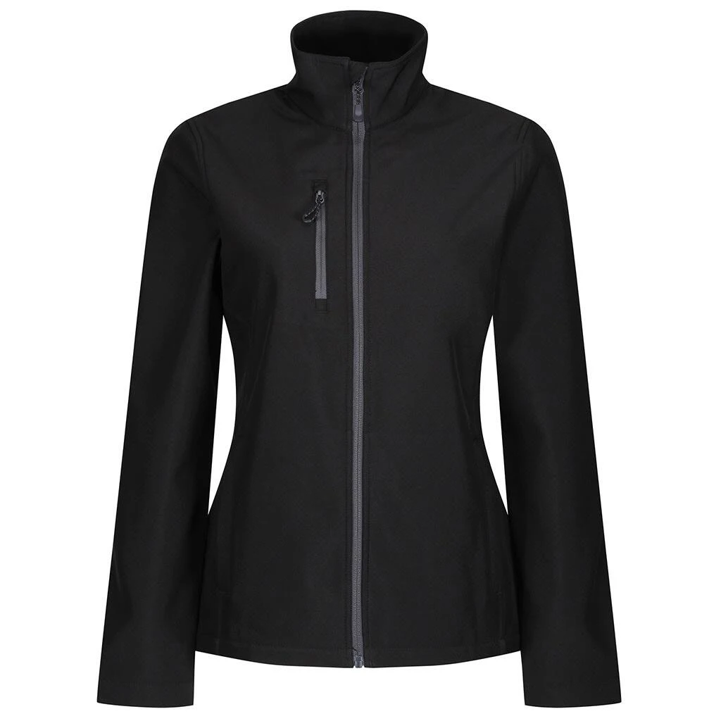 Regatta Womens/Ladies Honestly Made Recycled Soft Shell Jacket (Black)