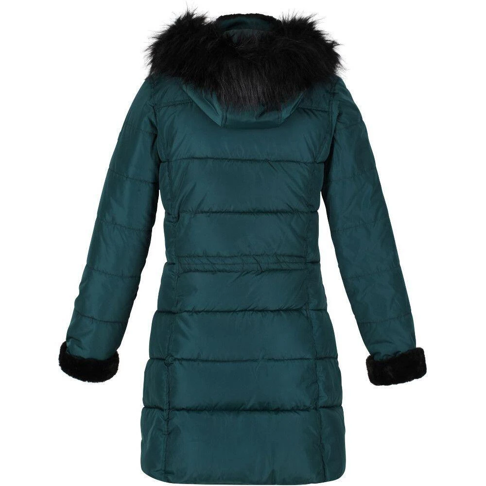 Regatta Womens/Ladies Della Insulated Parka (Evergreen) - Image 2