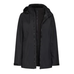 Regatta Womens/Ladies Classic Waterproof Jacket (Black)