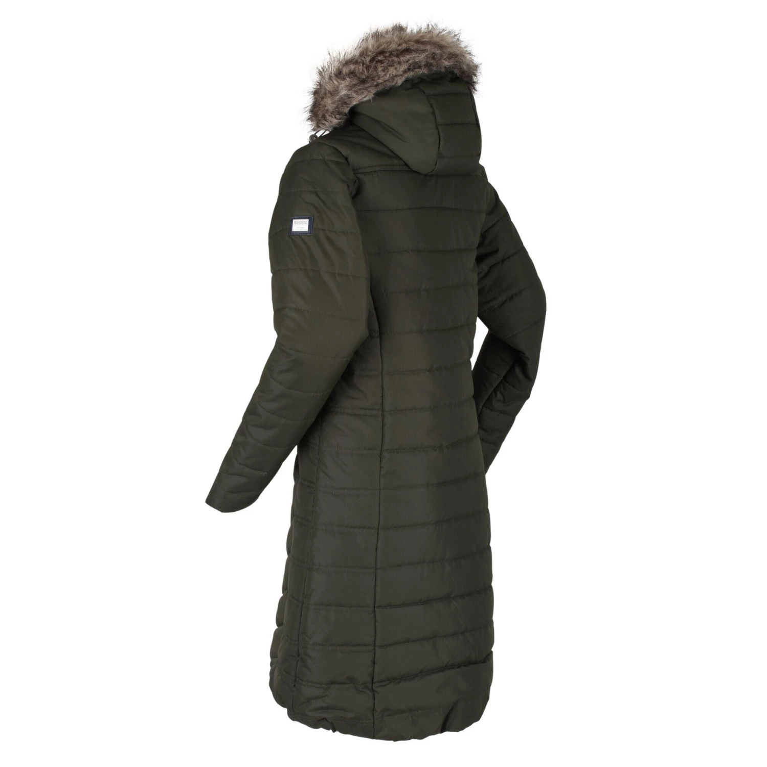 Regatta Womens/Ladies Fritha Parka (Dark Khaki) - Image 3